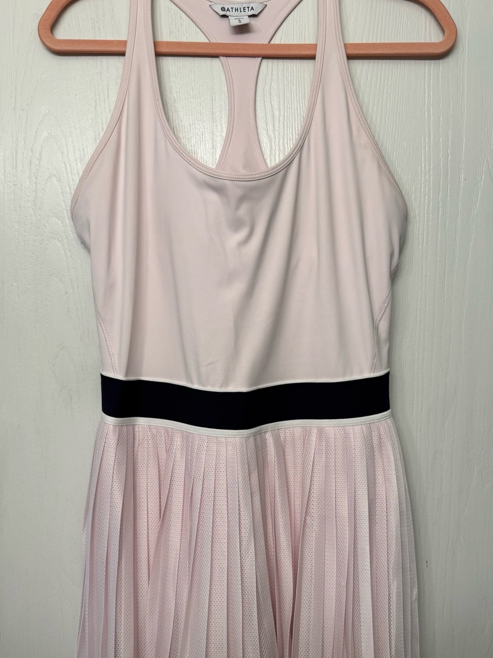 Athleta Women’s Light Pink Power Serve Tank Dress